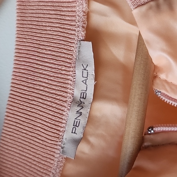 PENNYBLACK Sheer Lightweight Cropped Fitted Bomber Jacket - Picture 7 of 8